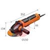 72227660240  FEIN CG15-125 BLP 125mm 1050W Angle Grinder, with Paddle Switch - 230v